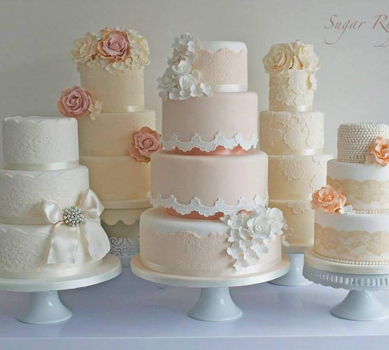 Anyana cake edible sugar swag lace silicone border mould cake Fondant impression gum paste mold for Sugar paste wedding birthday cupcake decorating topper decoration sugarcraft decor - Image 5